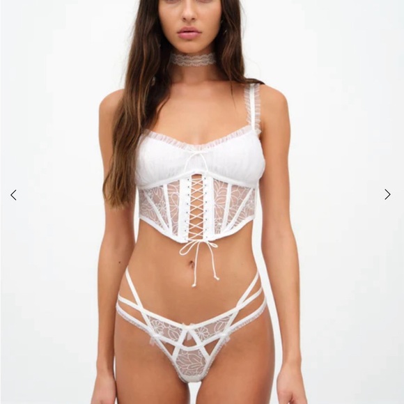 NWT Love and Lemons Emilia Corset Top - Picture 2 of 4